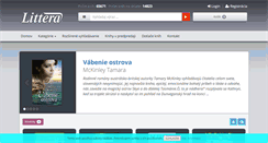 Desktop Screenshot of littera.sk