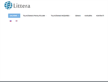 Tablet Screenshot of littera.lv