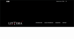 Desktop Screenshot of littera.pl